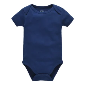 Body bébé bleu nuit manches courtes