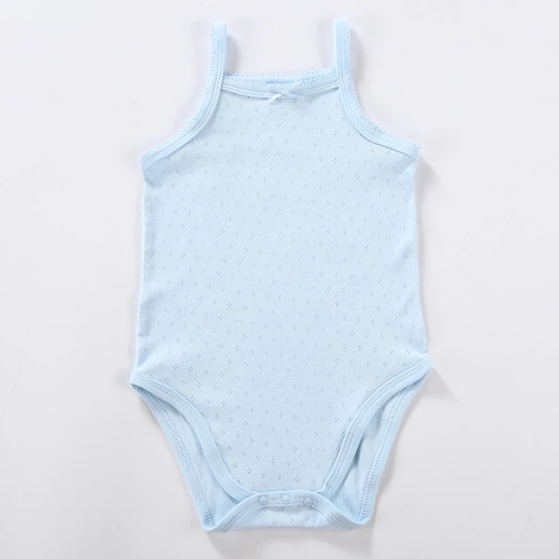 BodyBébé sans manches bleu ciel coton doux - bébé fille