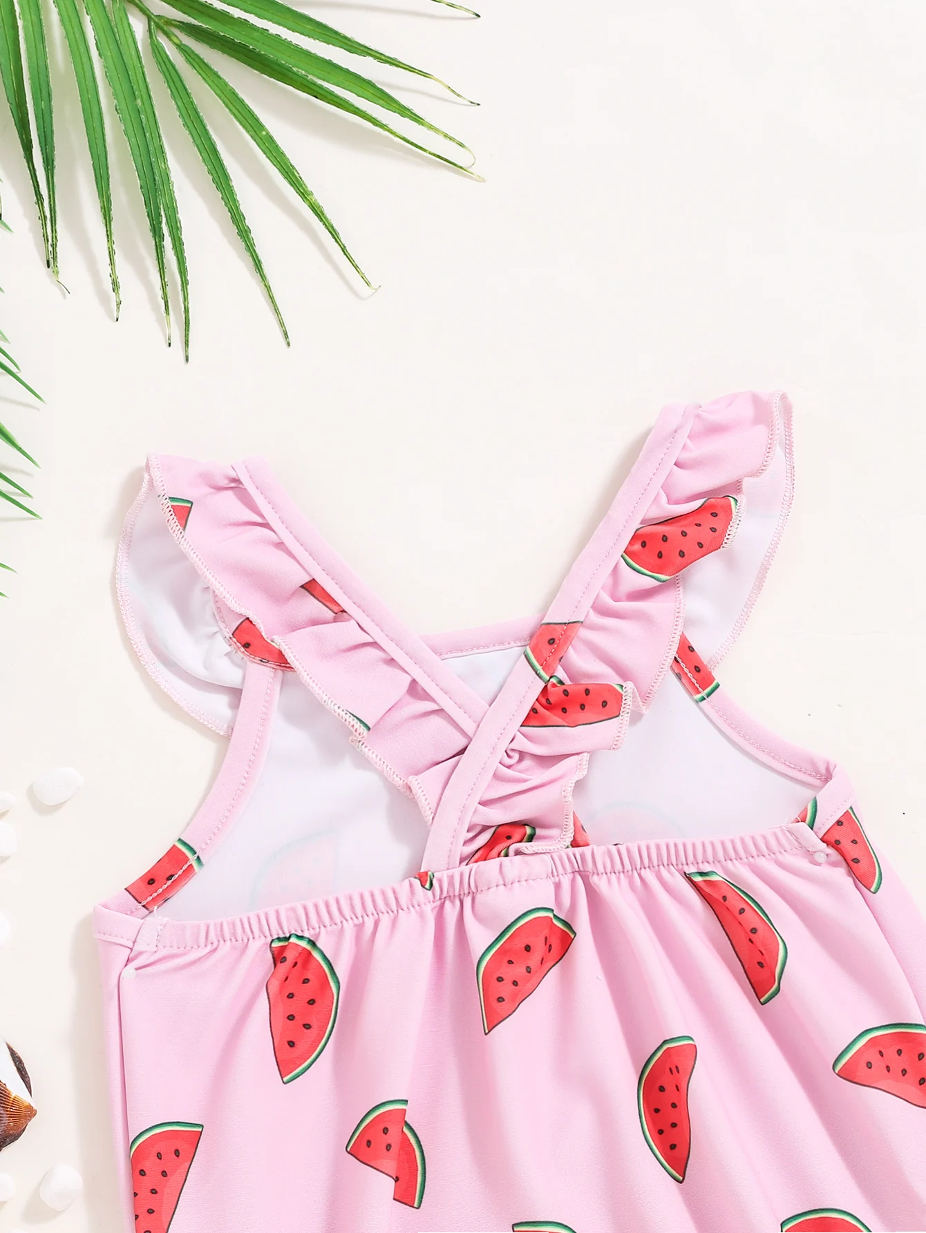 BodyBébé maillot une pièce rose pastèque bébé été