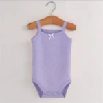 BodyBébé sans manches côtelé lavande été doux