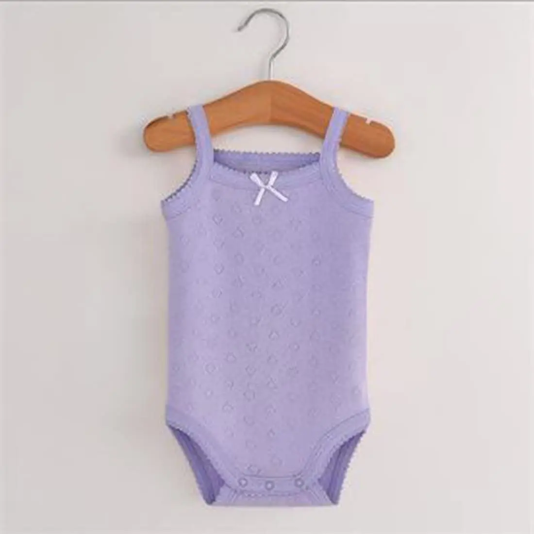 BodyBébé sans manches côtelé lavande été doux