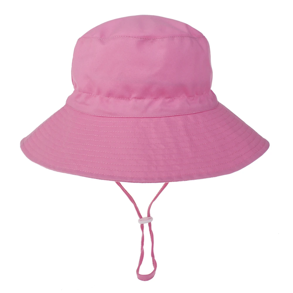 Chapeau bébé anti UV réglable à large bord couvrant