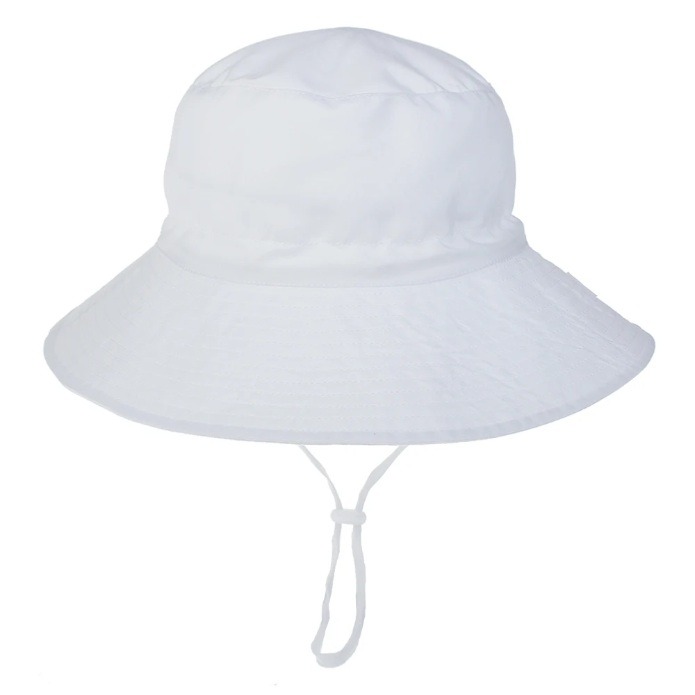 Chapeau bébé anti UV réglable à large bord couvrant