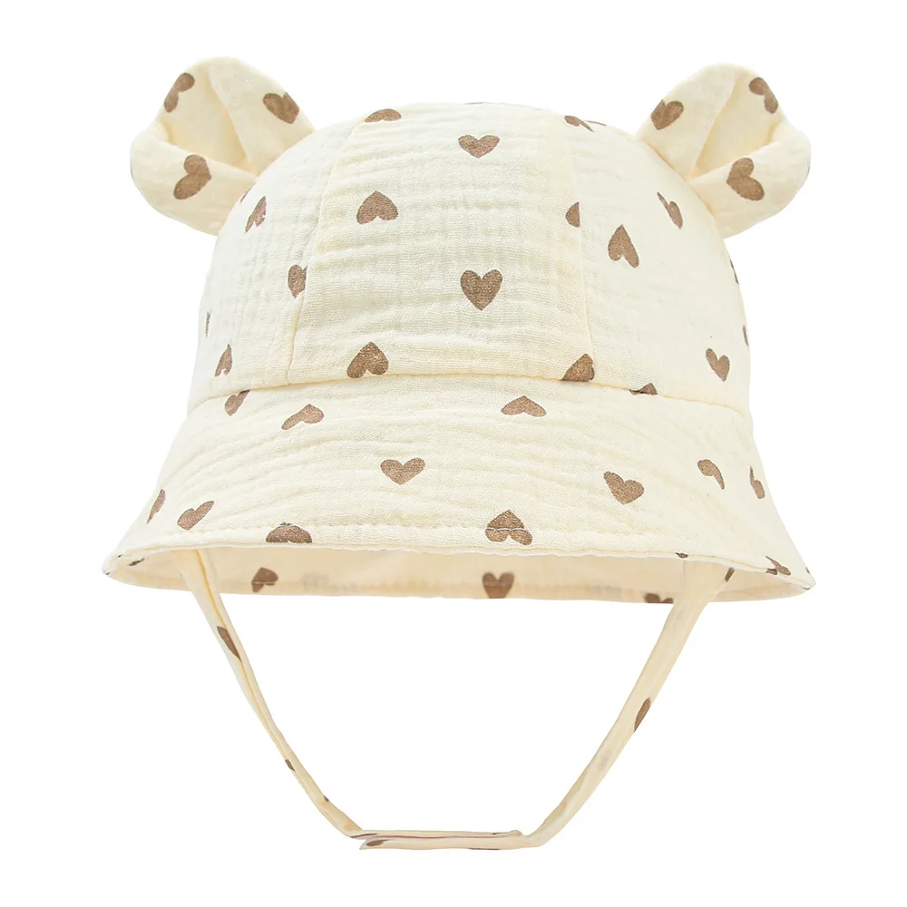 Chapeau bébé été coton doux protection soleil nourrisson
