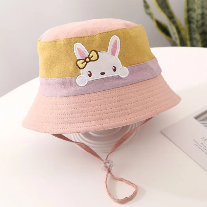 Chapeau bébé ours réglable de soleil pour été