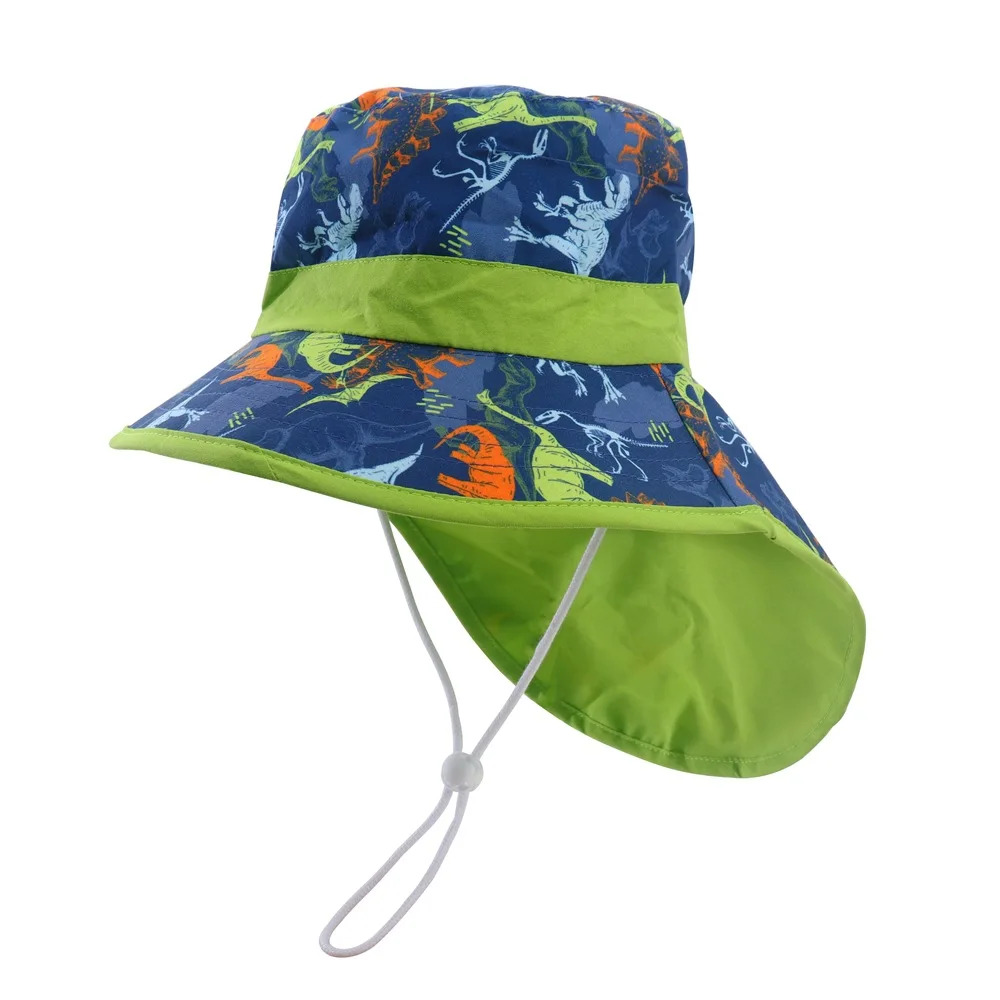 Chapeau bébé large bord anti UV protection nuque
