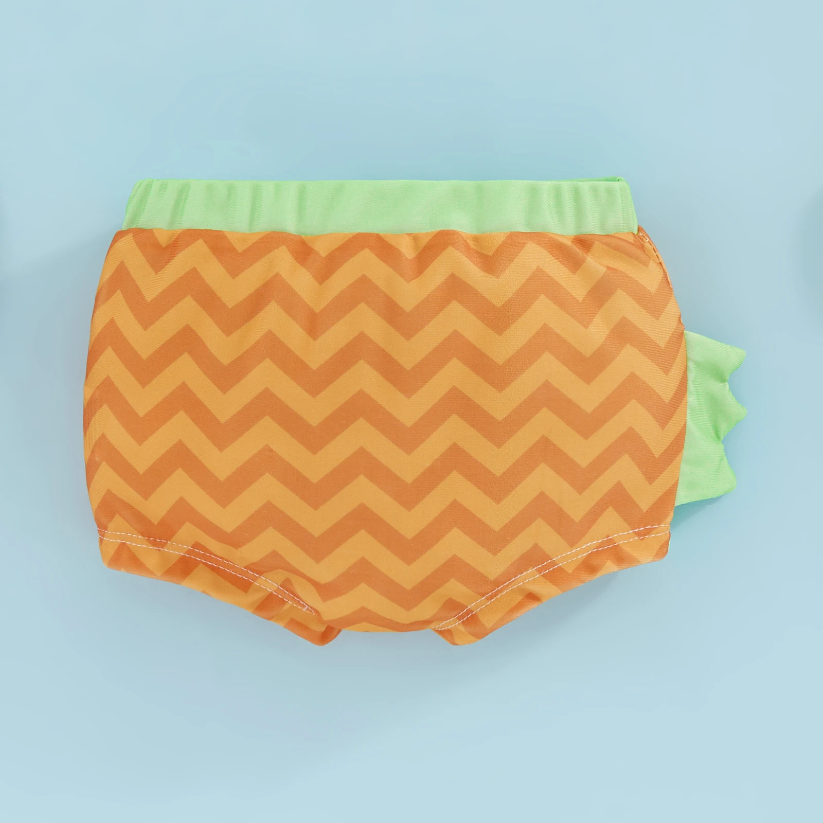 Maillot de bain bébé crocodile extensible orange