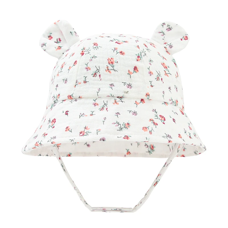 Chapeau bébé été coton doux protection soleil nourrisson