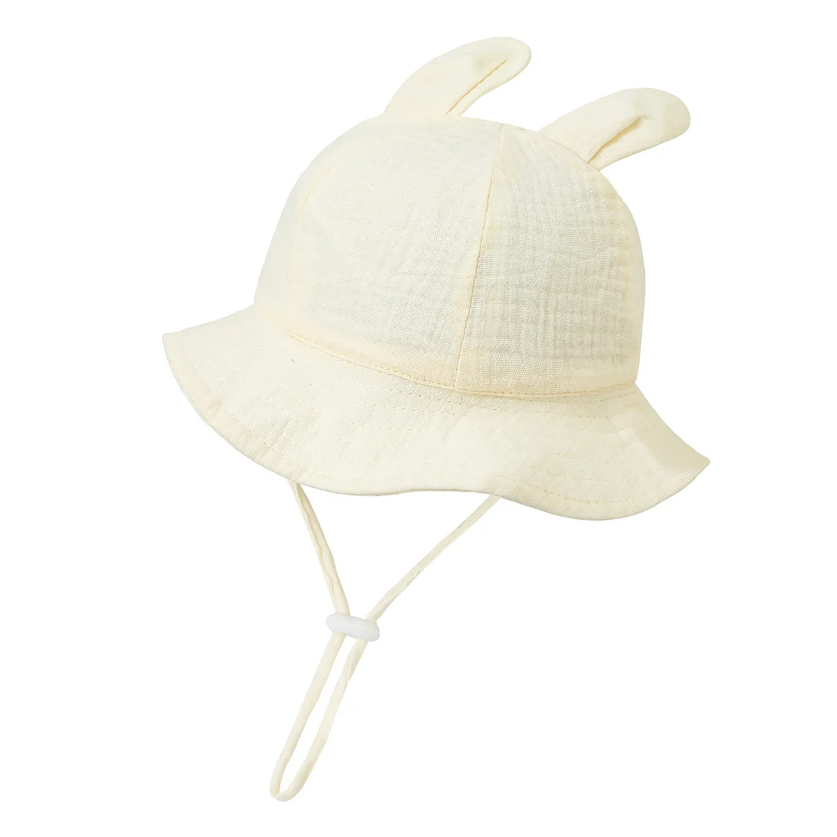 Chapeau bébé anti UV oreilles lapin réglable été