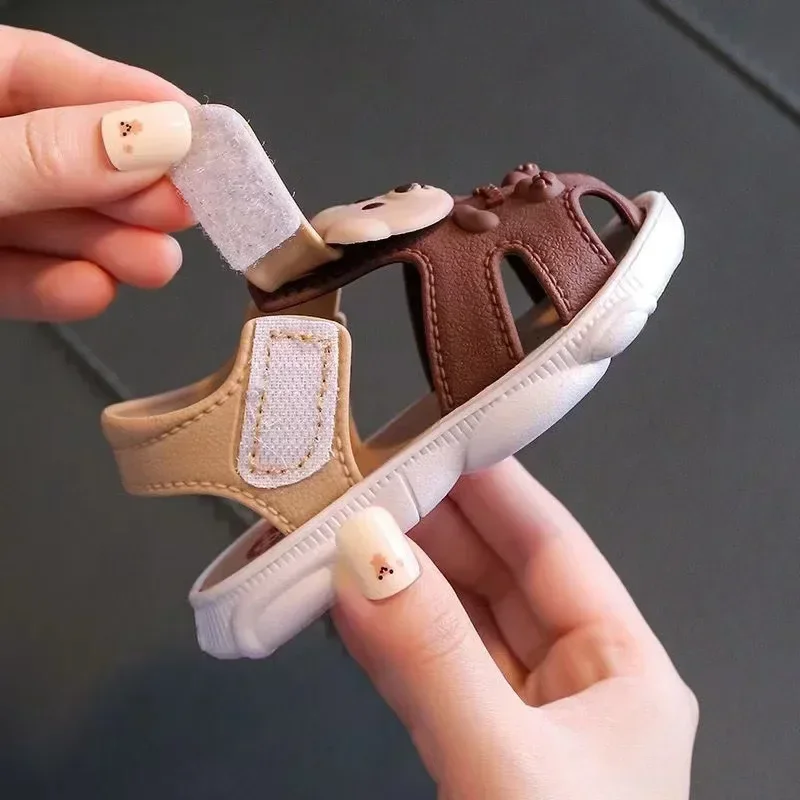 Chaussure bébé sandale souple antidérapante dessin animé