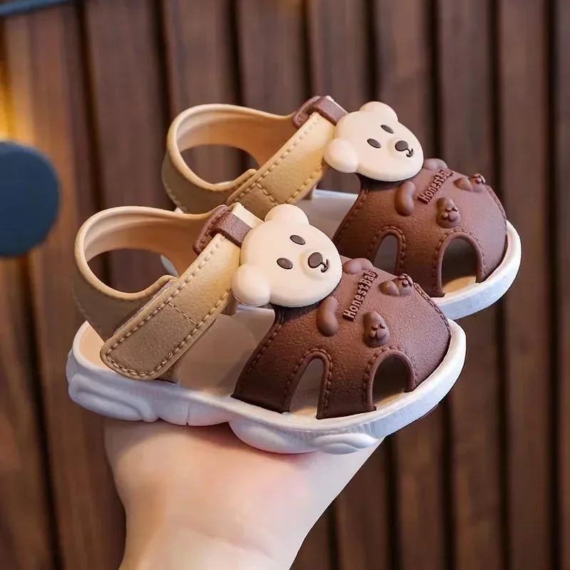Chaussure bébé sandale souple antidérapante dessin animé