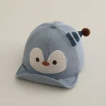 Casquette bleu bébé animal protection solaire été