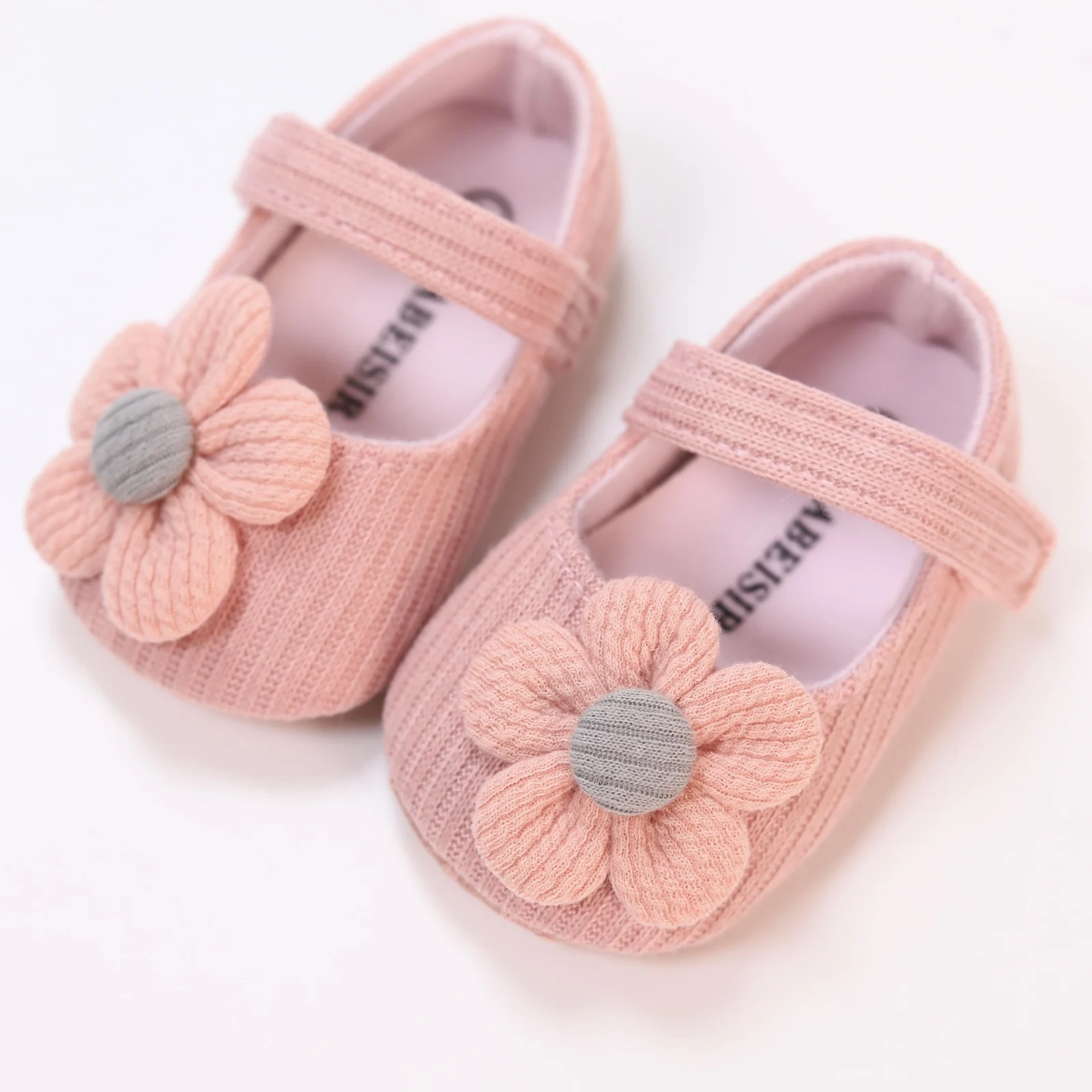 Chaussure bébé fleur souple antidérapante premiers pas