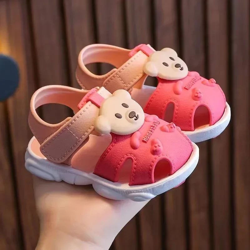 Chaussure bébé sandale souple antidérapante dessin animé